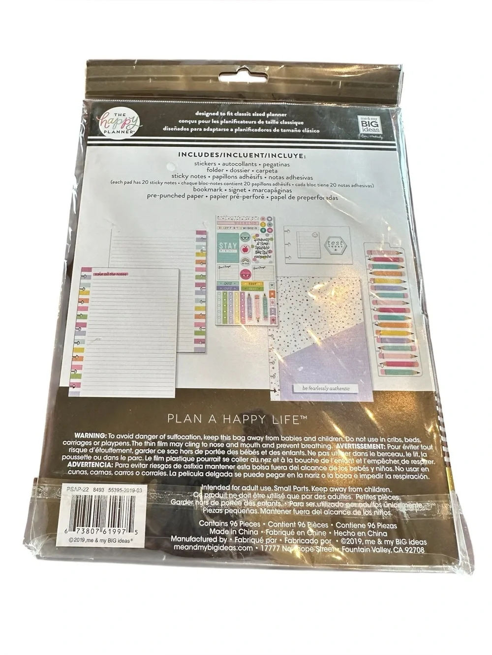 The Happy Planner School Student Planner Accessories Pack